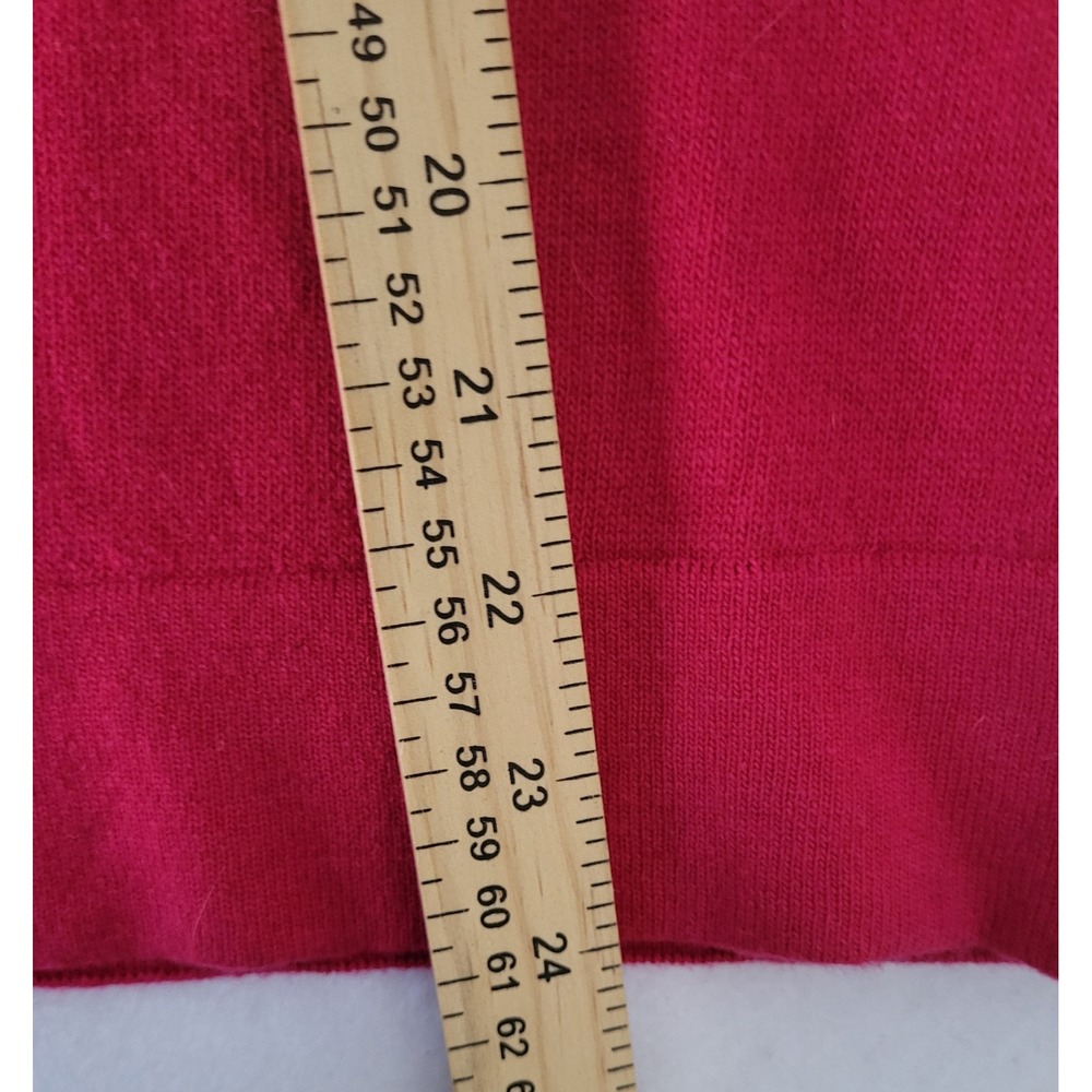 Banana Republic Filpucci V Neck Sweater Magenta Fuchsia S Wool‎ Cashmere Blend - Picture 7 of 7